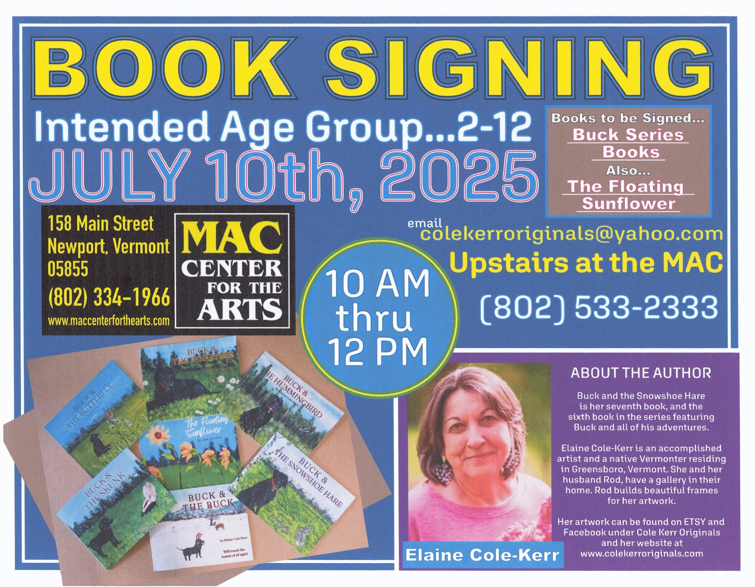Book Signing Event Poster 2025 - 03